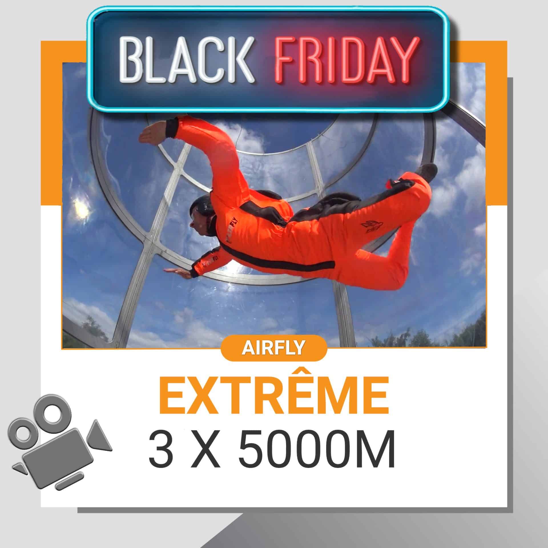Cheque cadeau EXTREME soufflerie black friday Airfly Normandie 2022
